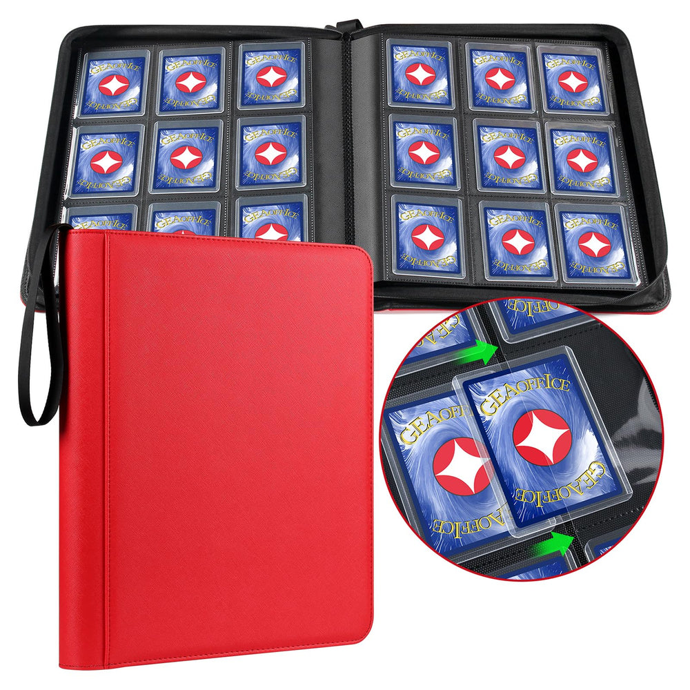 GEAoffice Premium Toploader Binder cover with waterproof PU leather protection for secure transport.