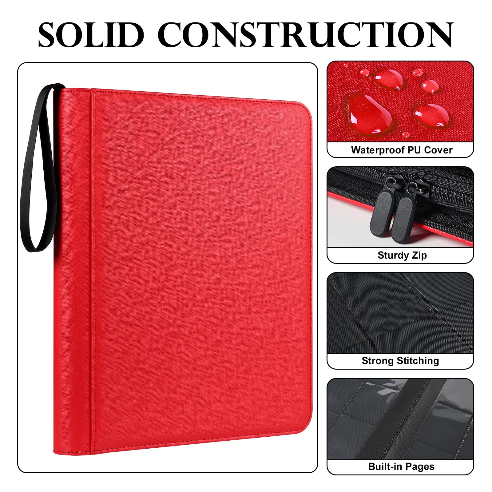GEAoffice inside pages are ultra-clear and acid-free for long-term card preservation.