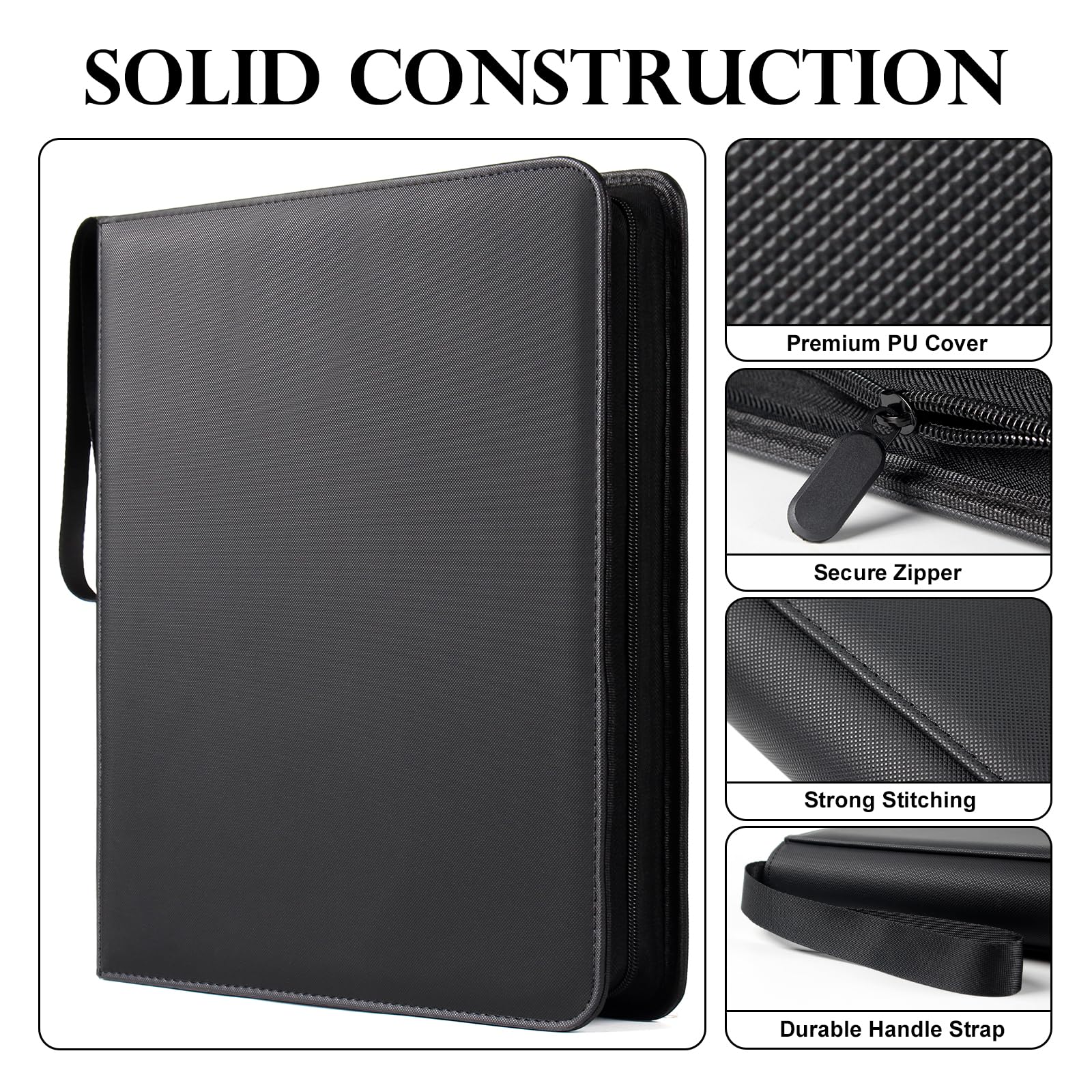 GEAoffice side-loading pockets ease card insertion and prevents spills.