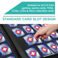 GEAoffice zippered closure keeps cards secure during transport