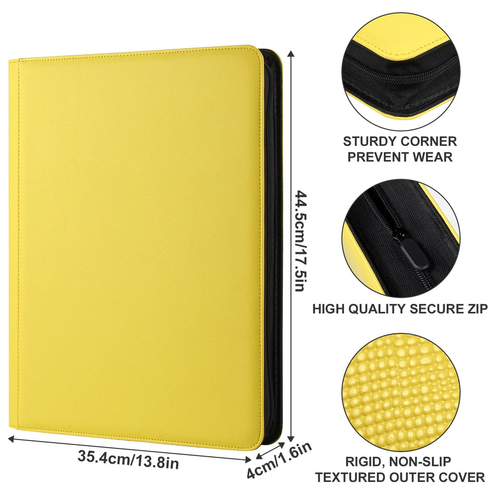 GEAoffice water-resistant zipper closure keeps cards secure during transport
