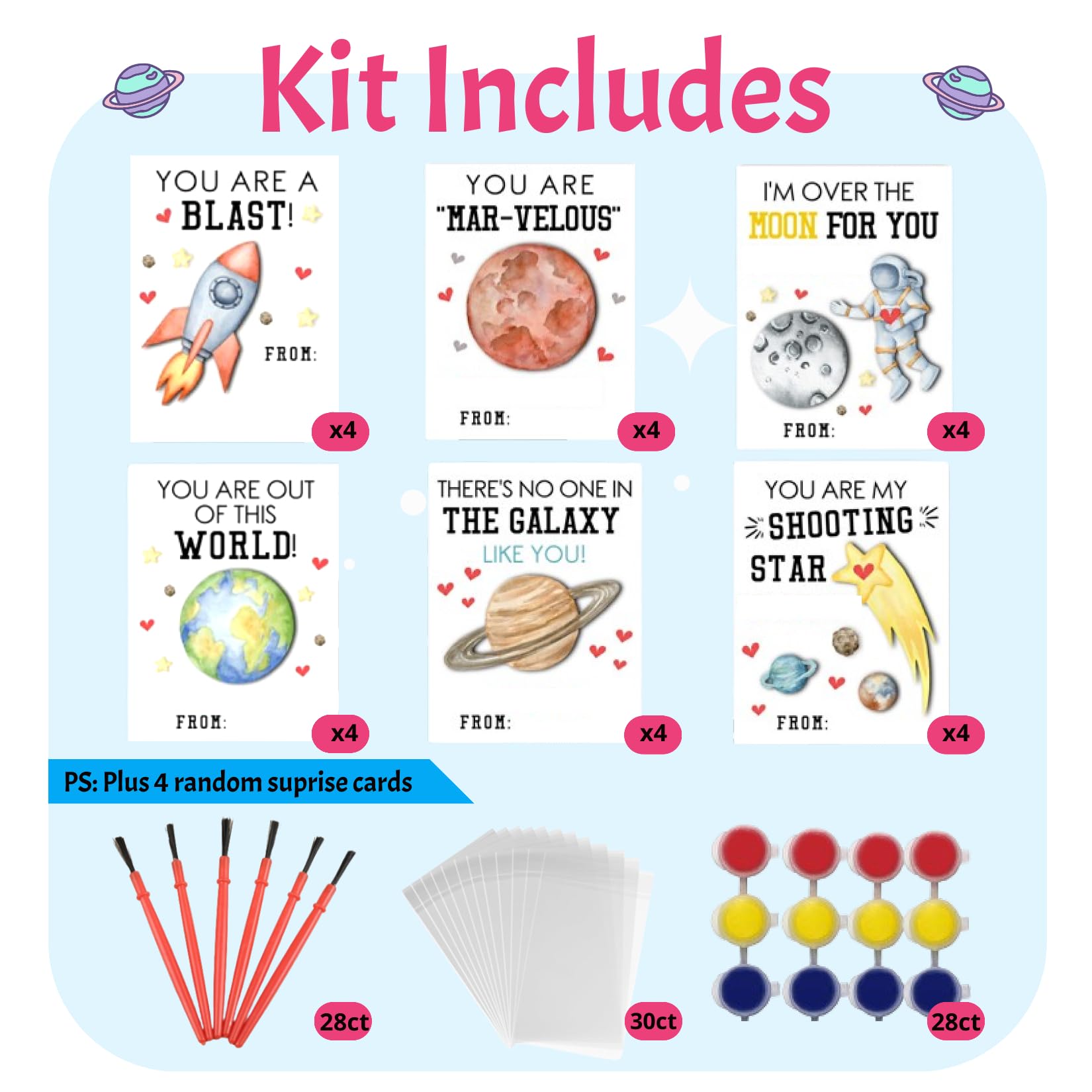 GEECOZYLIFE kid-friendly brushes for smooth color application.