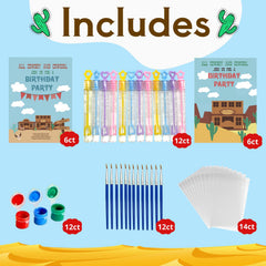 GEECOZYLIFE clear bags help organize finished western crafts for gifting.