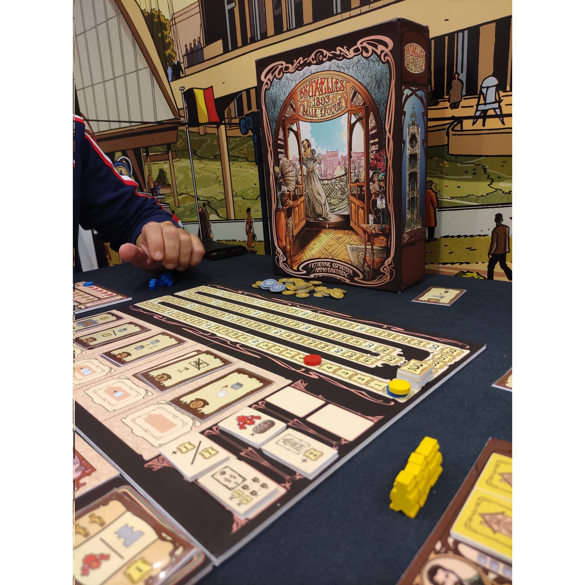 Geek Attitude Games Bruxelles 1893 Belle Epoque expansion box with new options