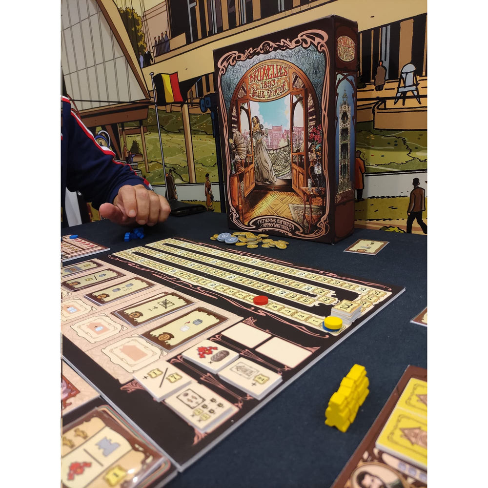 Geek Attitude Games Bruxelles 1893 Belle Epoque expansion box with new options
