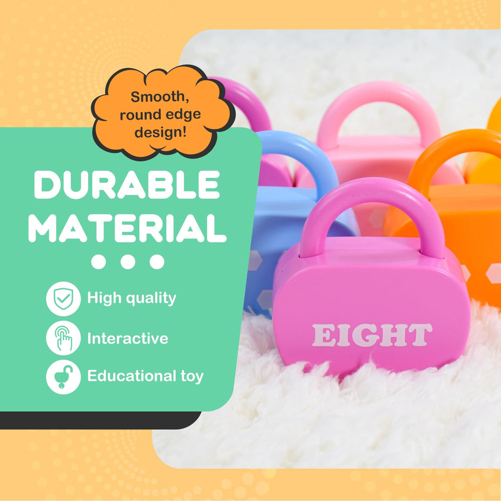 GEERAY ABS plastic locks close-up highlights safe, durable daily-use design.