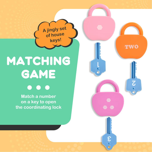 GEERAY keys close-up demonstrates Montessori self-correction and tactile practice.