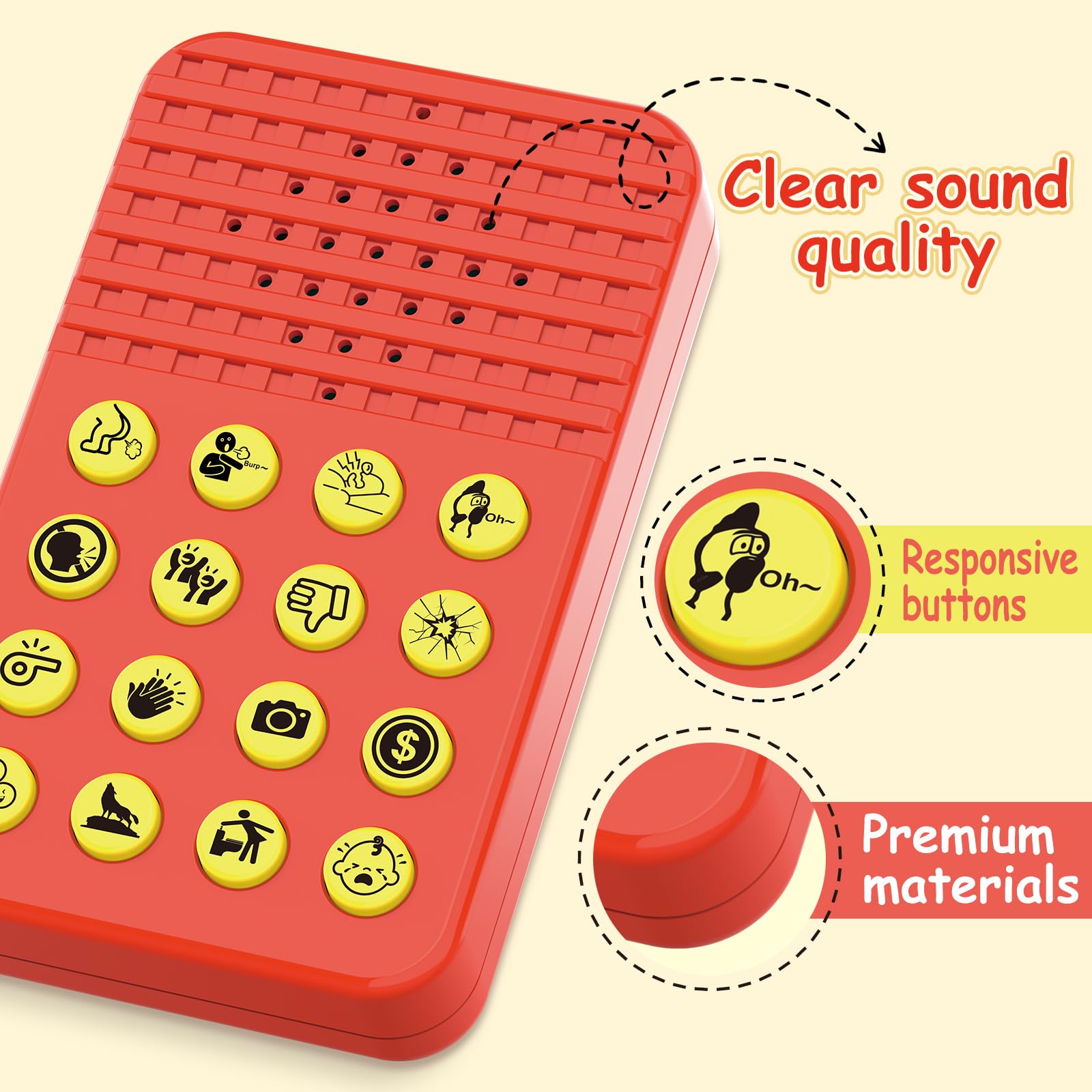 Geeray applause clip boosts crowd energy during games and gatherings.