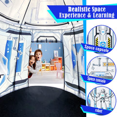GeerWest astronaut pop-up playhouse offers quick setup and portable fun.