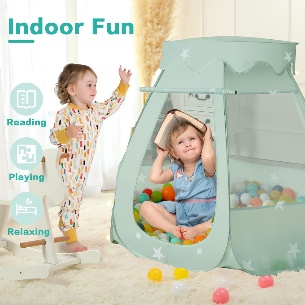 GeerWest star lights add dreamy ambience for bedtime or quiet play.