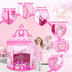 GeerWest Toddler Sleepover Tent is easy to carry on trips.