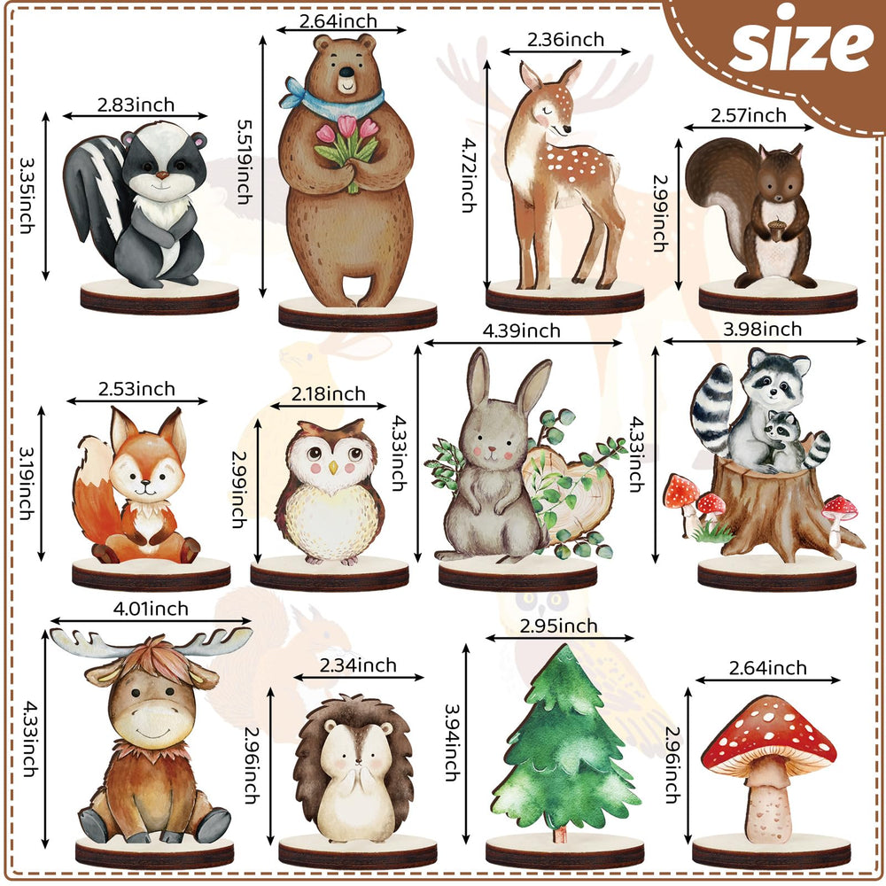 Geetery woodland raccoon cutout playful accents