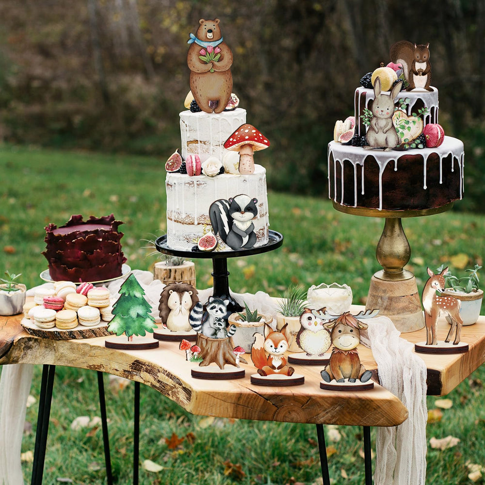 Geetery woodland skunk cutout charming table accents