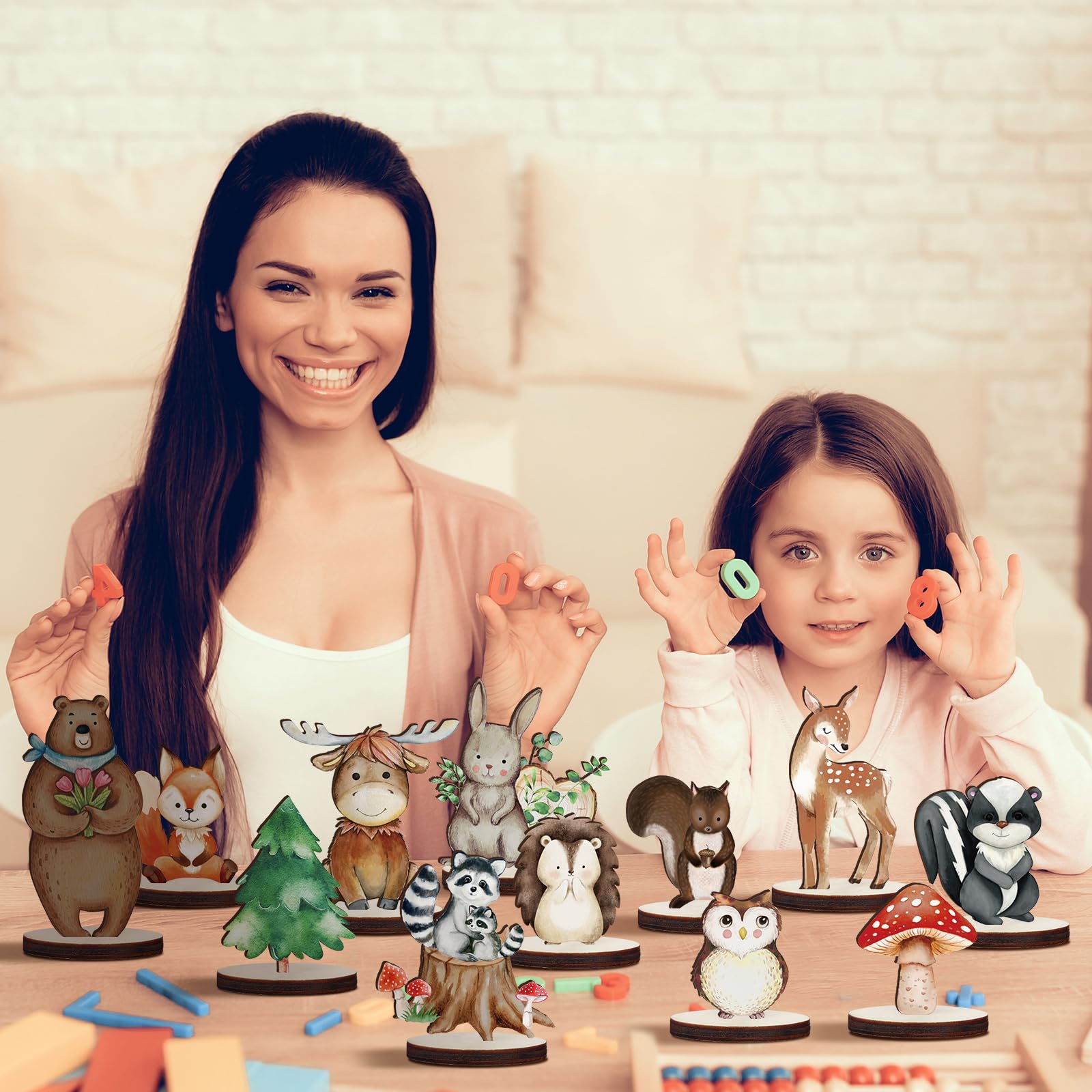 Geetery woodland squirrel cutout colorful decor touches