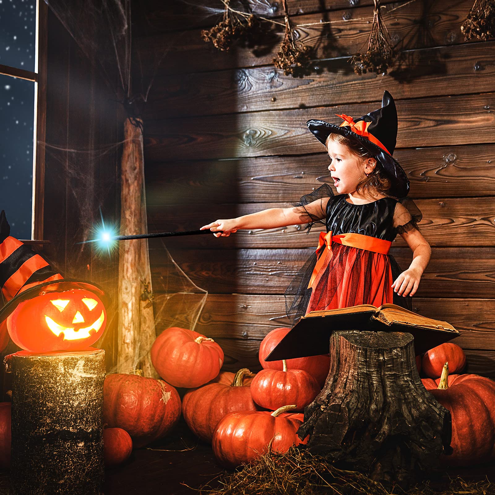 Gejoy 14-inch kids wand with comfortable grip for easy handling.