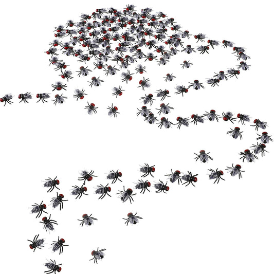 Gejoy 60pcs fake flies pack for easy pranks and party decor