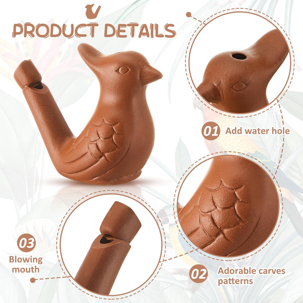 Gejoy Bird Water Whistles box and packaging ready for gifting