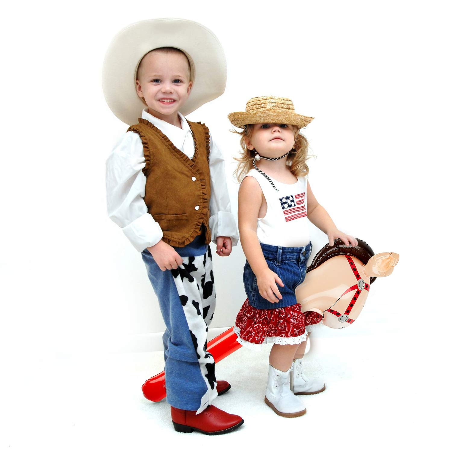 Gejoy 37-inch stick horse decor is perfect for birthday celebrations.