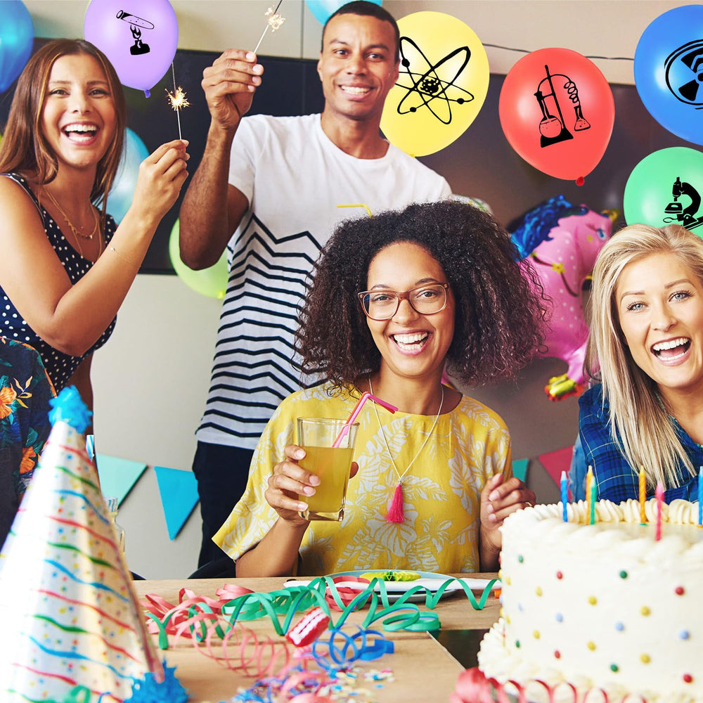 Gejoy birthday science decor creates playful atmospheres for math-themed celebrations.