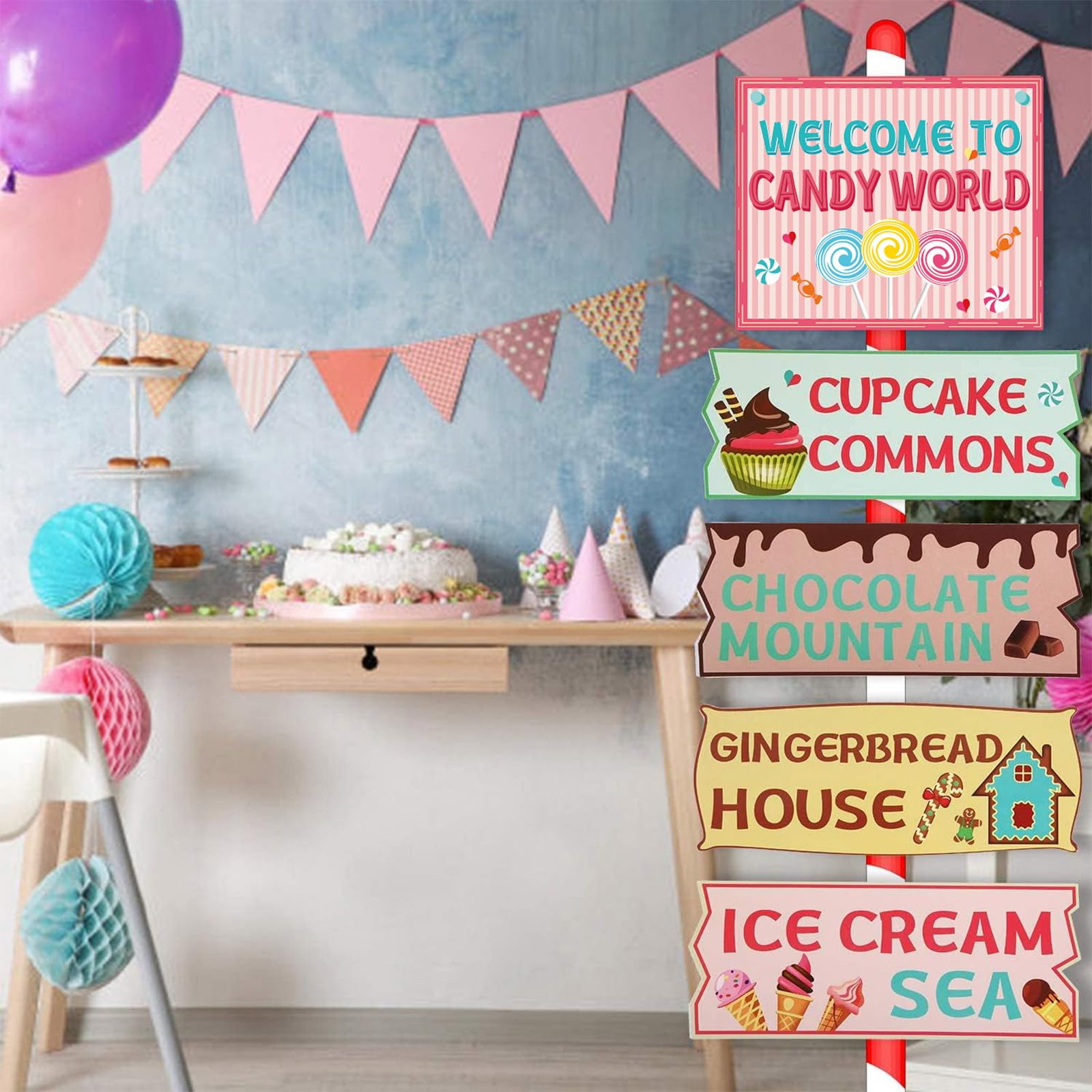 Gejoy directional signs help guests find the way with style.