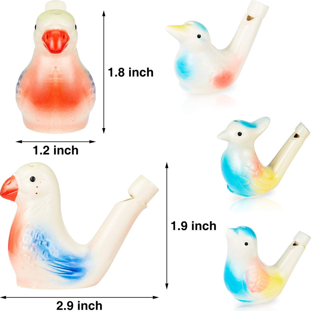 Gejoy colorful porcelain bird whistle showcases lifelike design for gifts