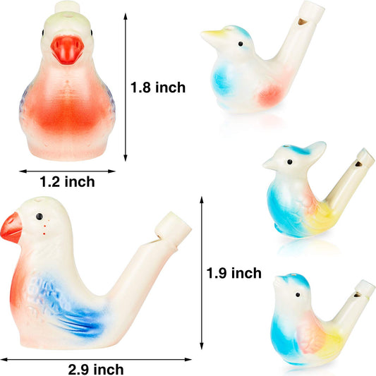 Gejoy colorful porcelain bird whistle showcases lifelike design for gifts