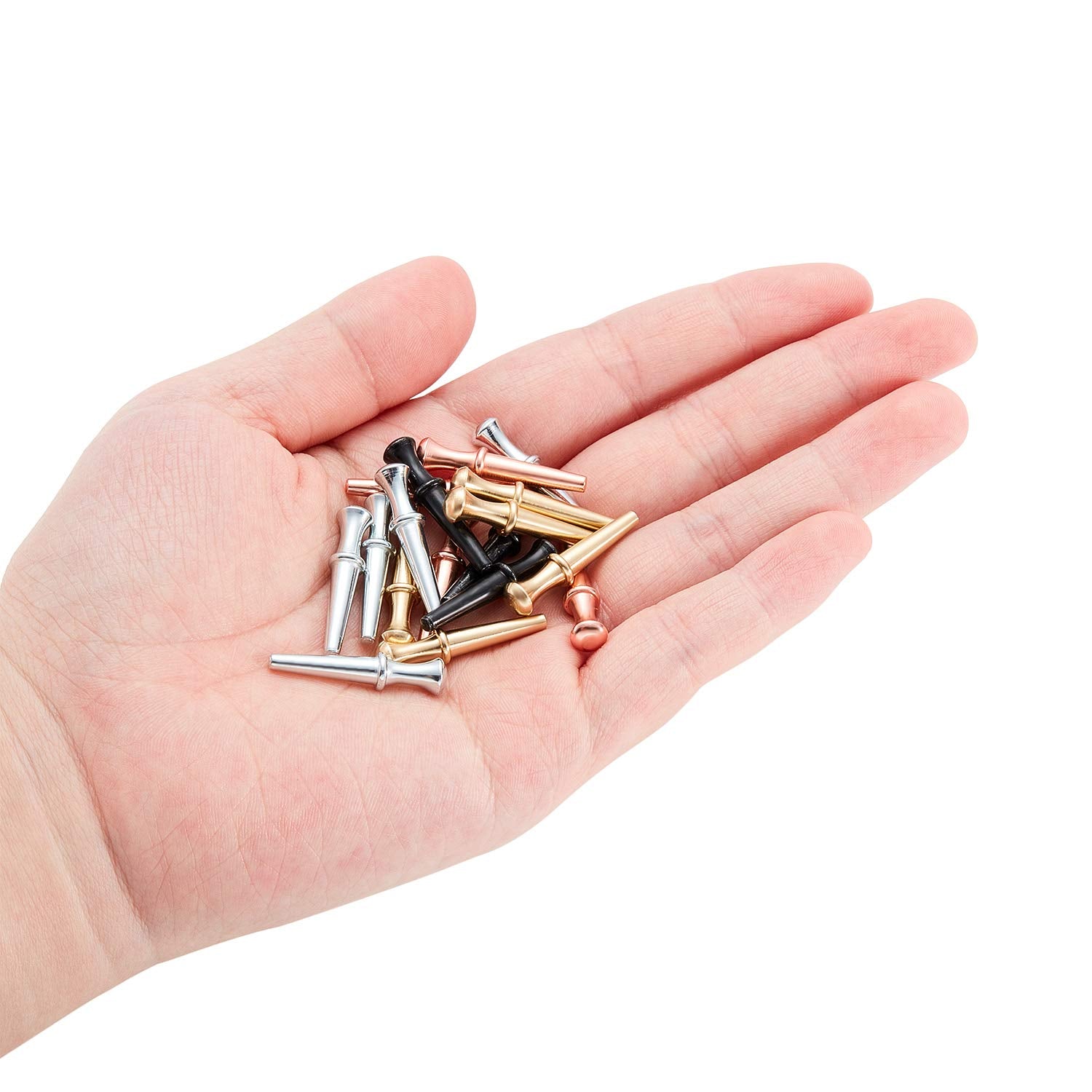 Gejoy silver cribbage pegs provide bright visibility for quick tallying