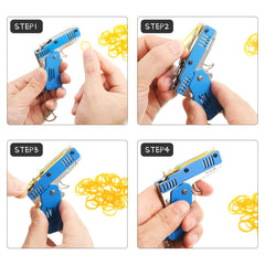 Gejoy rubber-band gun brings lighthearted, safe fun to parties and family gatherings.