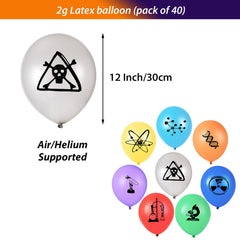 Gejoy latex balloons with glossy finish for arches, columns, and centerpieces.