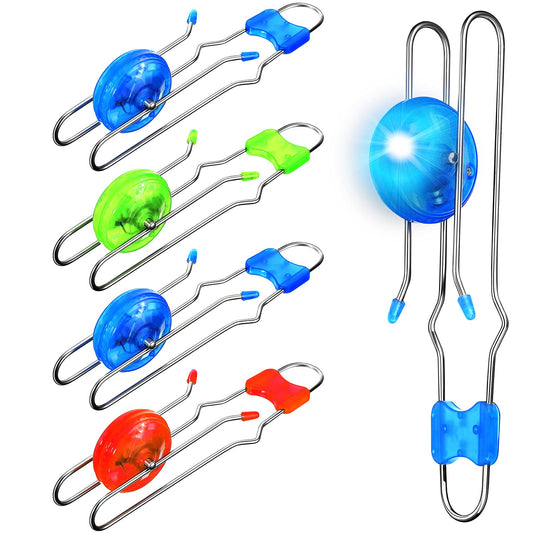 Gejoy Magic Rail Twirler red front view shows smooth magnets guiding wrist motion