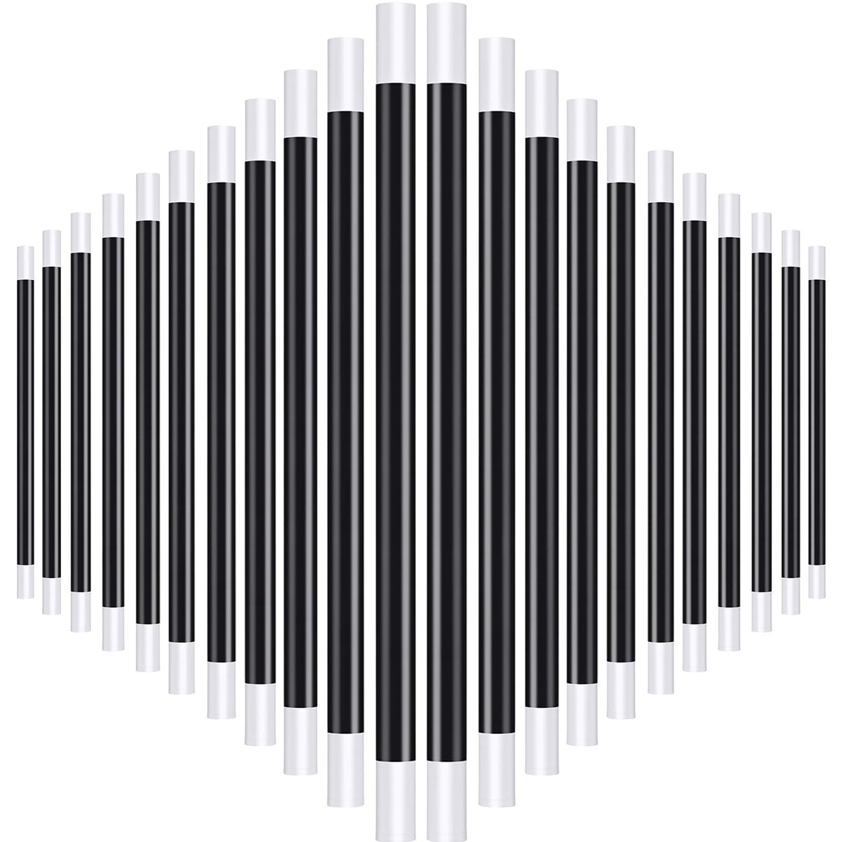 Gejoy magic wand in black and white 10in design for kid-friendly pretend spells.
