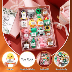 Gejoy you rock figures with smooth rubber finish for durable desk decor