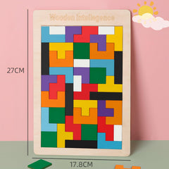 GEKELI tangram brain teaser explores creative shapes and patterns