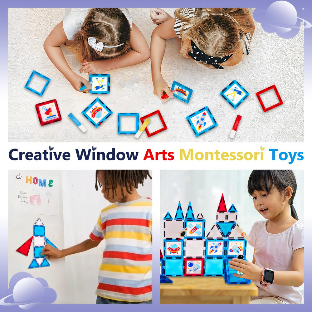 GEKETY DIY window art adds color and personal expression.