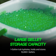 Gel Blaster Gellet Depot water strainer removes excess water for ready-to-play gellets.