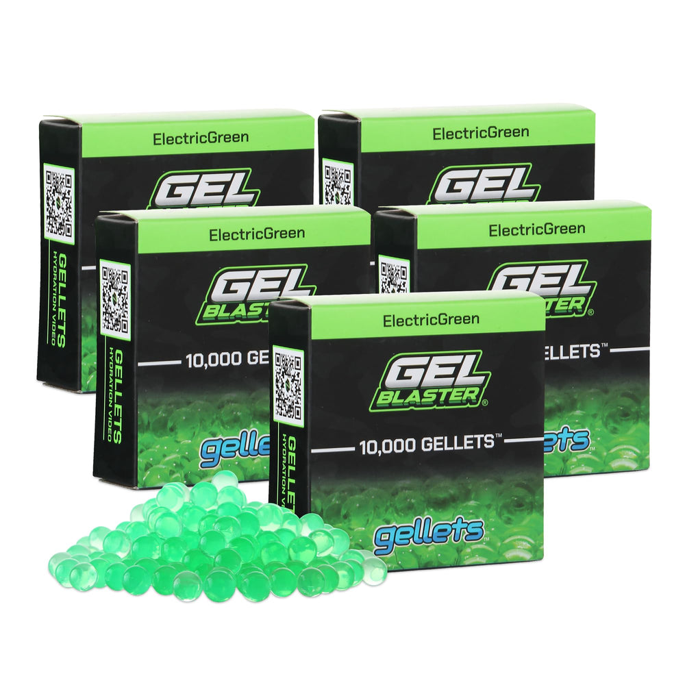 Gel Blaster Gellets green 50k ready to hydrate for vibrant battles