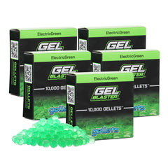 Gel Blaster Gellets green 50k ready to hydrate for vibrant battles