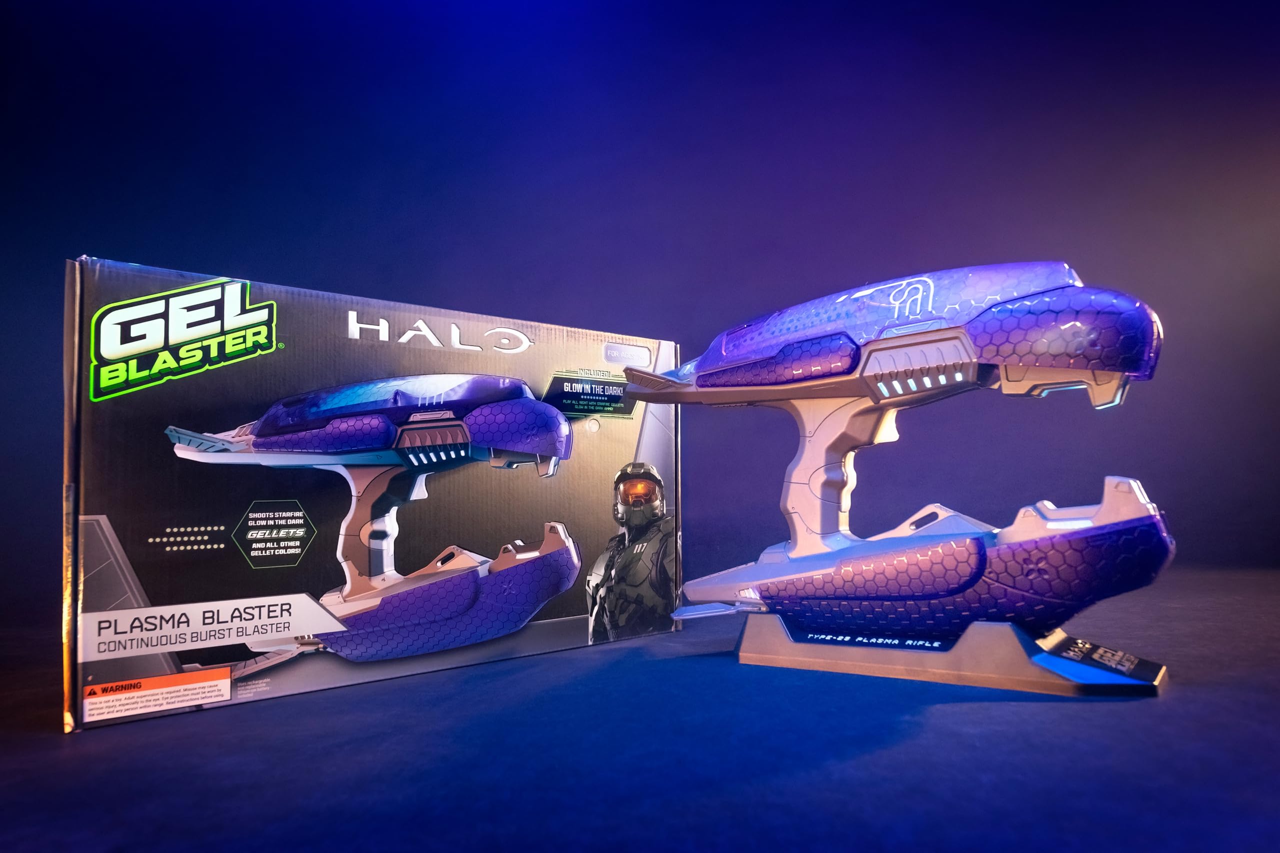 Gel Blaster Halo packaging shows easy setup and quick access