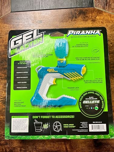 Gel Blaster Piranha durable compact form fits in small hands for quick setup
