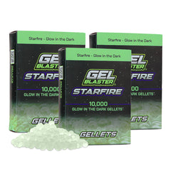 Gel Blaster Starfire Gellets glow tracer rounds for night battles.
