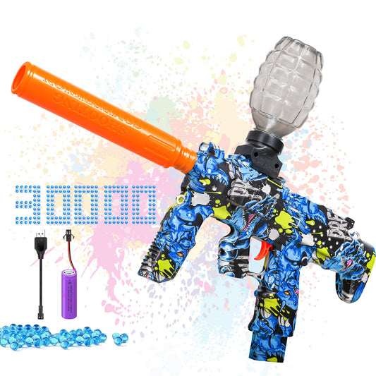 GELGLOCK electric gel ball blaster front view for safe outdoor battles