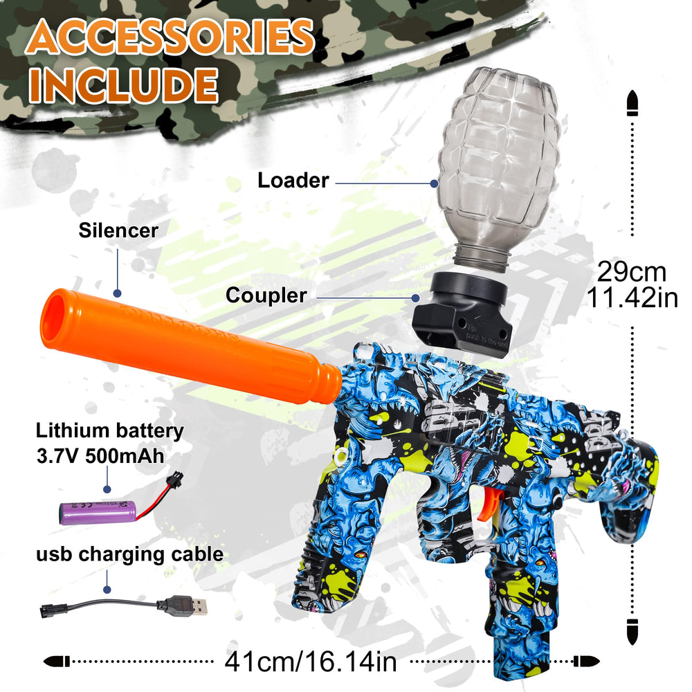 GELGLOCK orbit gun mechanism photo shows smooth continuous firing potential