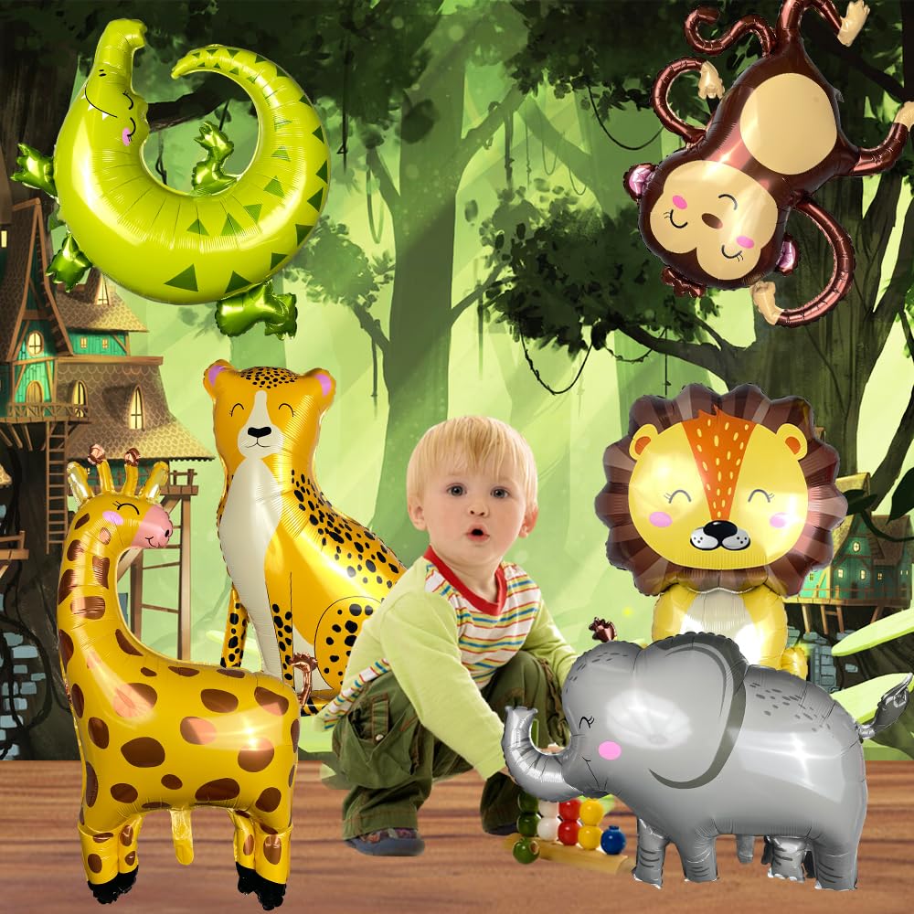 GELOUBO crocodile balloon for adventurous animal party ambiance