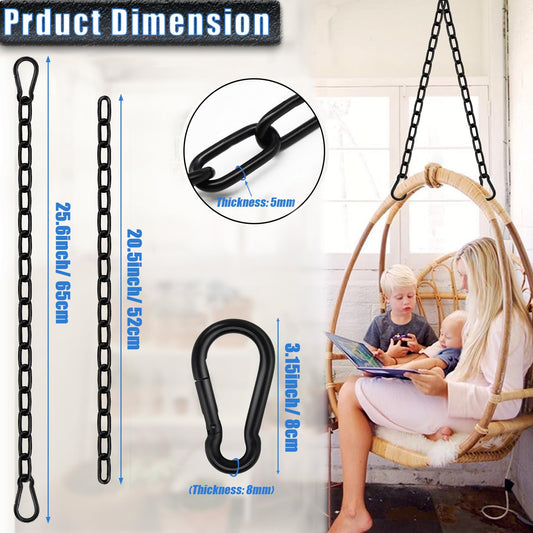Gelury heavy-duty carabiners for quick hammock chair connections