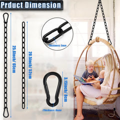 Gelury heavy-duty carabiners for quick hammock chair connections