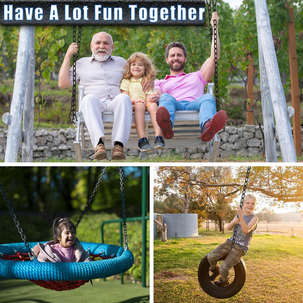 Gelury 660lb load capacity chain supports heavy hammocks safely outdoors