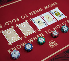GEM POKER durable, scratch-resistant finish withstands frequent use.