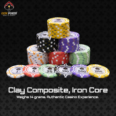 GEM POKER Luna dealer and all-in buttons for smooth gameplay.