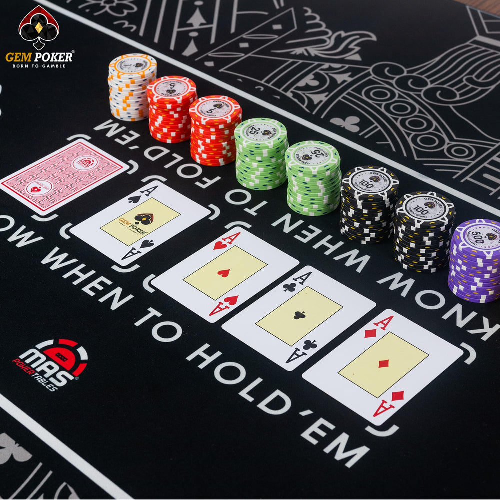GEM POKER Luna all-in-one set is great for beginners and pros.