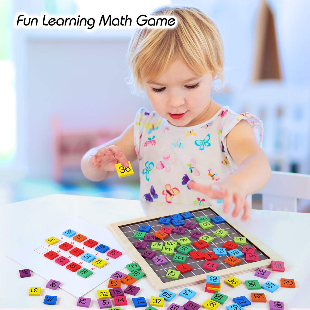 GEMEM colored-number-cards promote color recognition and basic math play